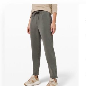 lululemon soft ambitions high rise jogger grey sage